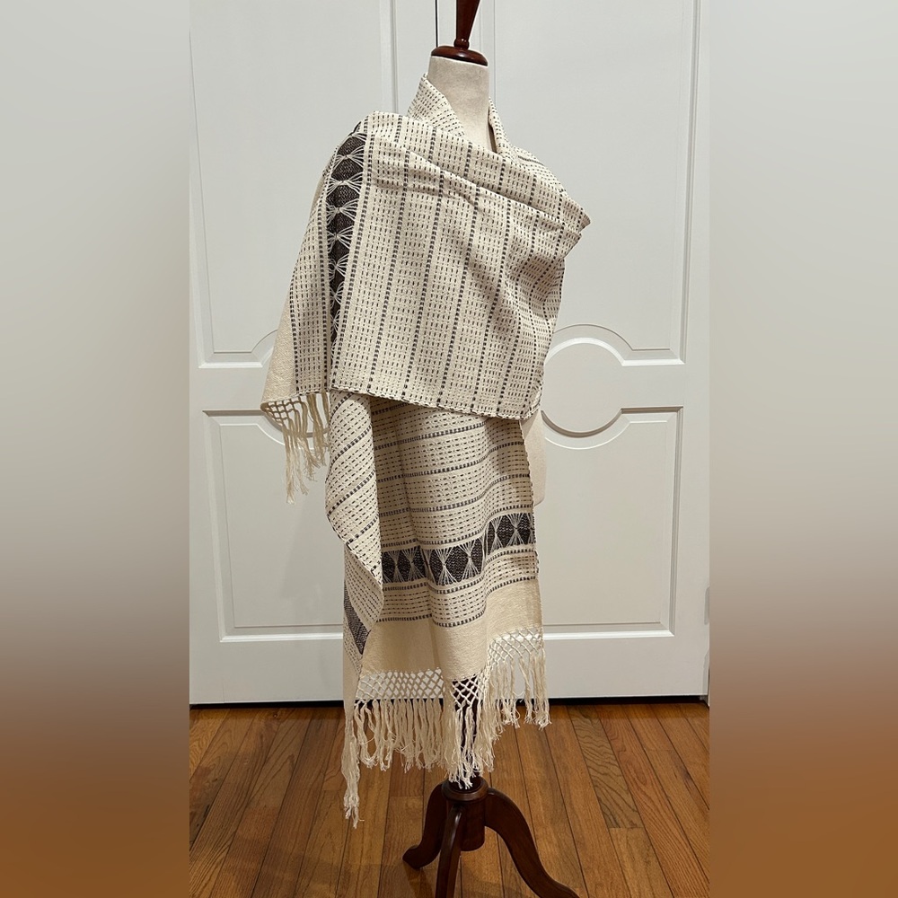Traditional Mexican rebozo from Oaxaca Mex. Mexican shawl!